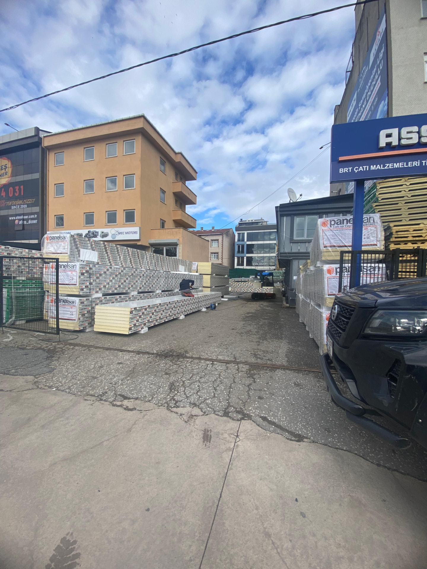 BRT Çatı Panel depo ve satış alanı